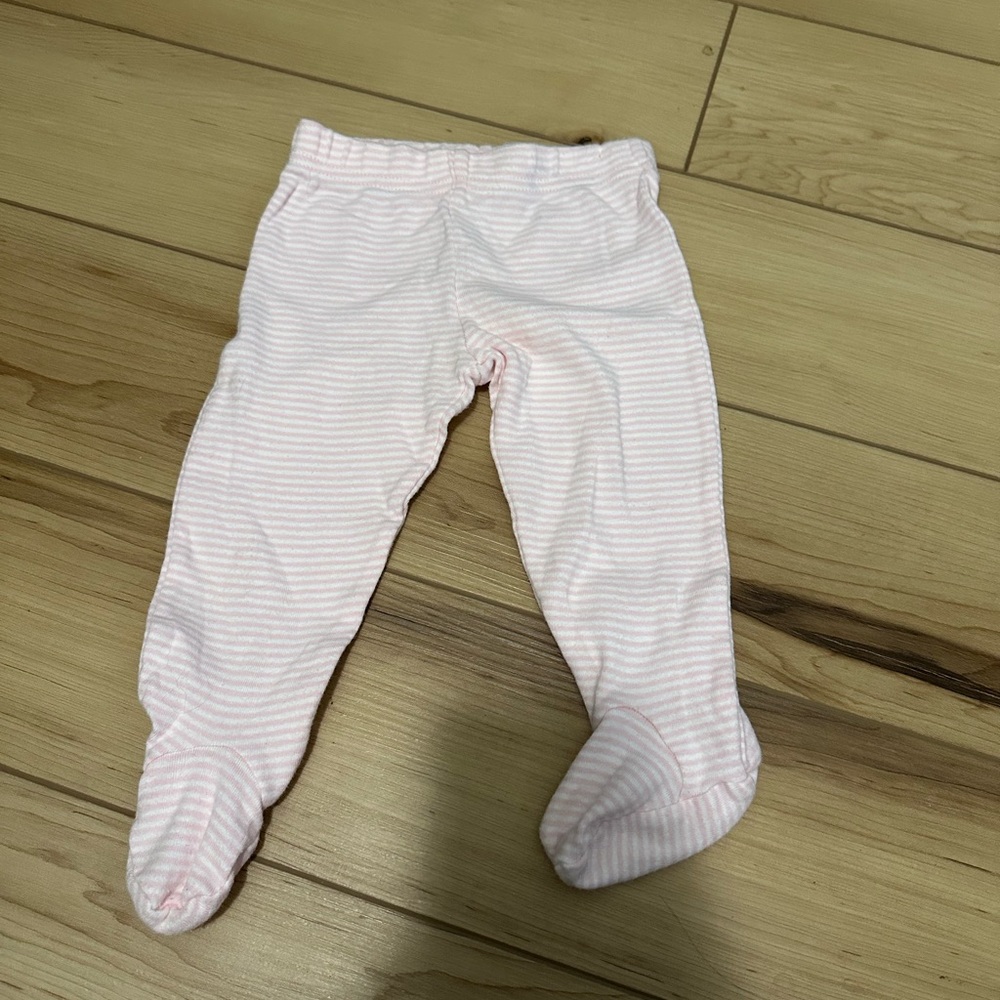 Striped Pink Baby One Piece